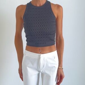 Abercrombie & Fitch Black Crop Top